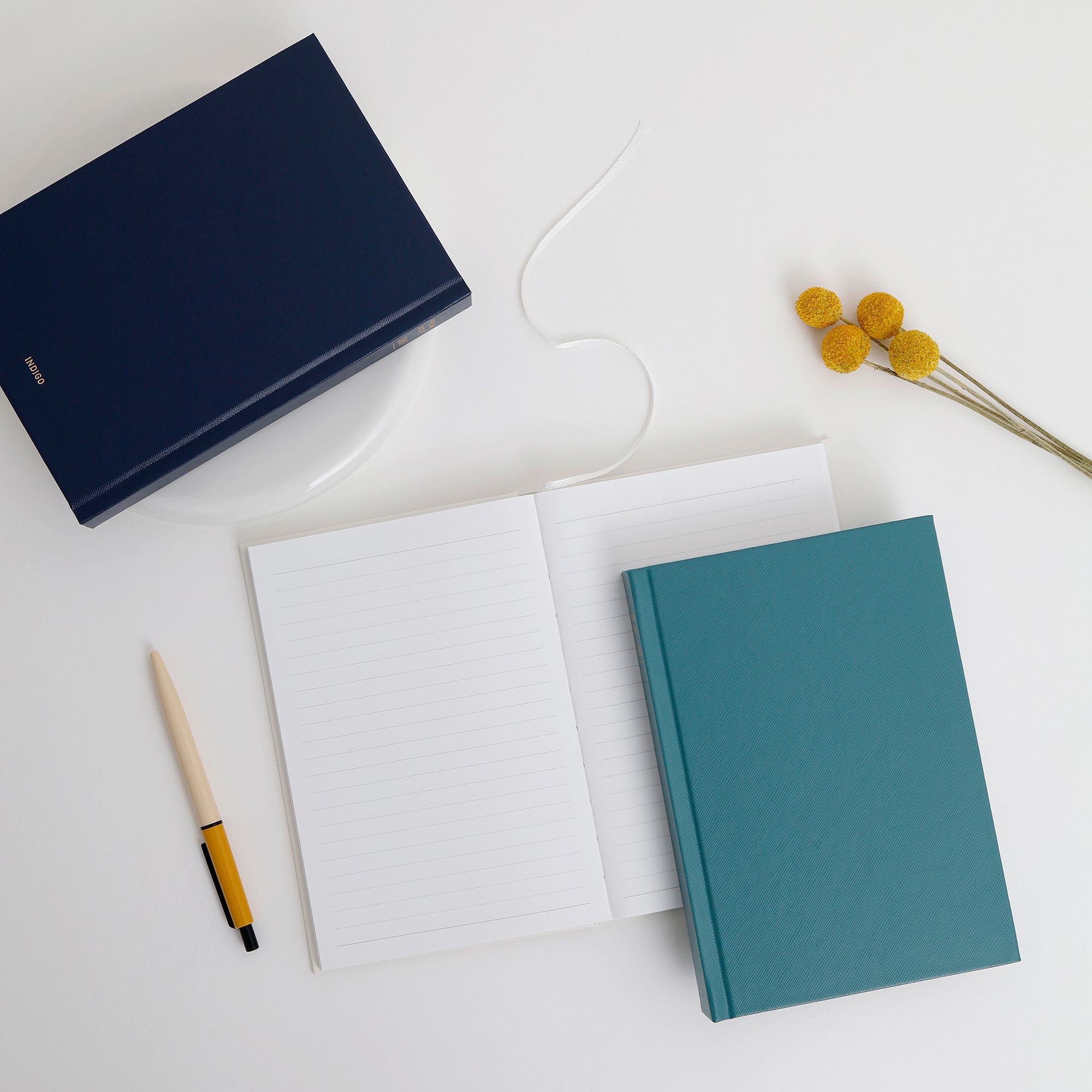 Prism B6 280p Hardcover Lined Notebook