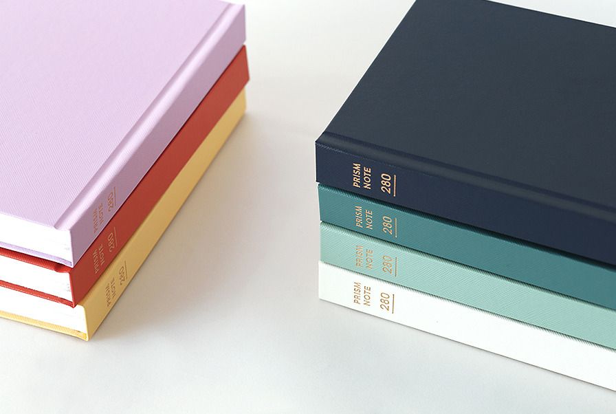 Prism B6 280p Hardcover Lined Notebook