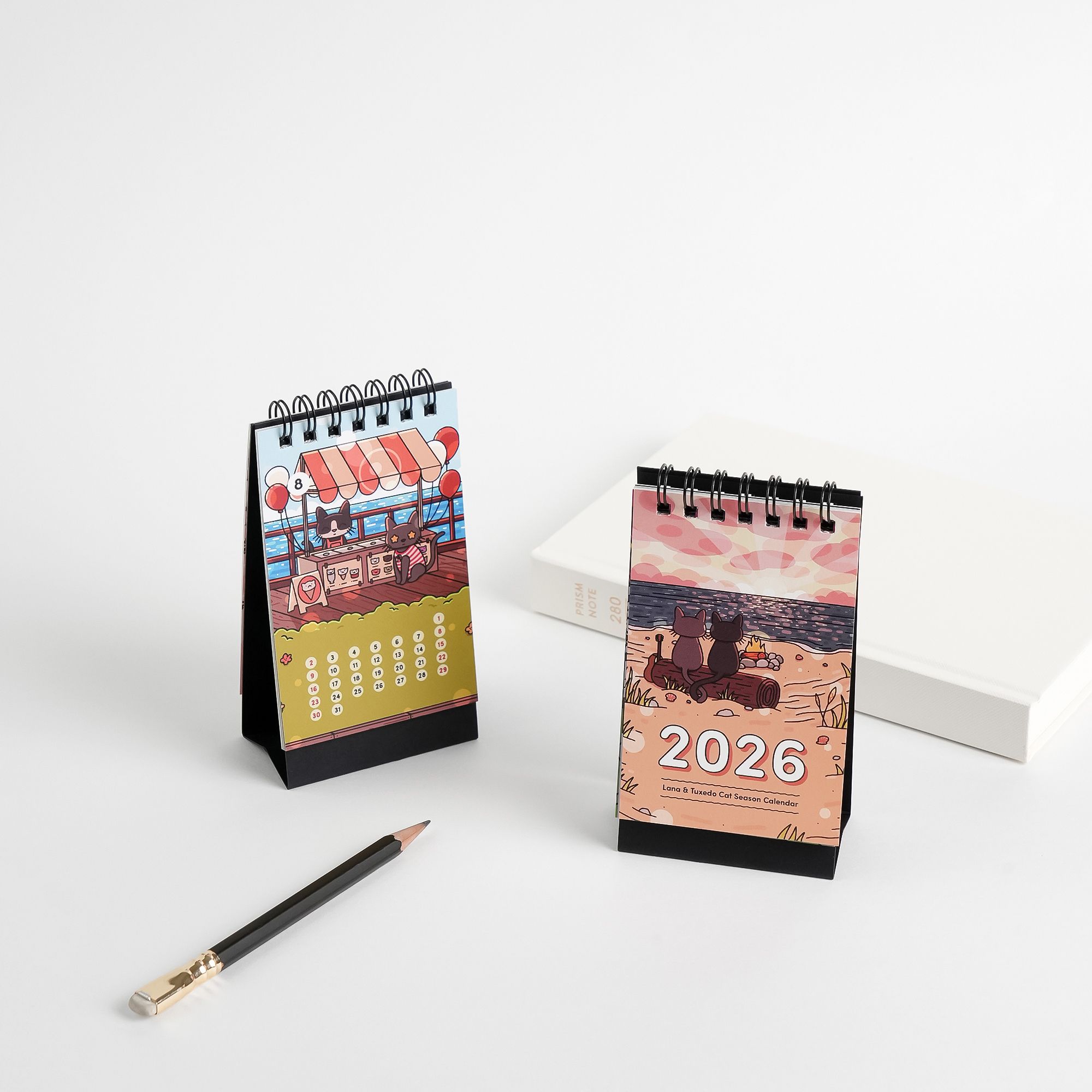 Prism B6 280p Hardcover Lined Notebook