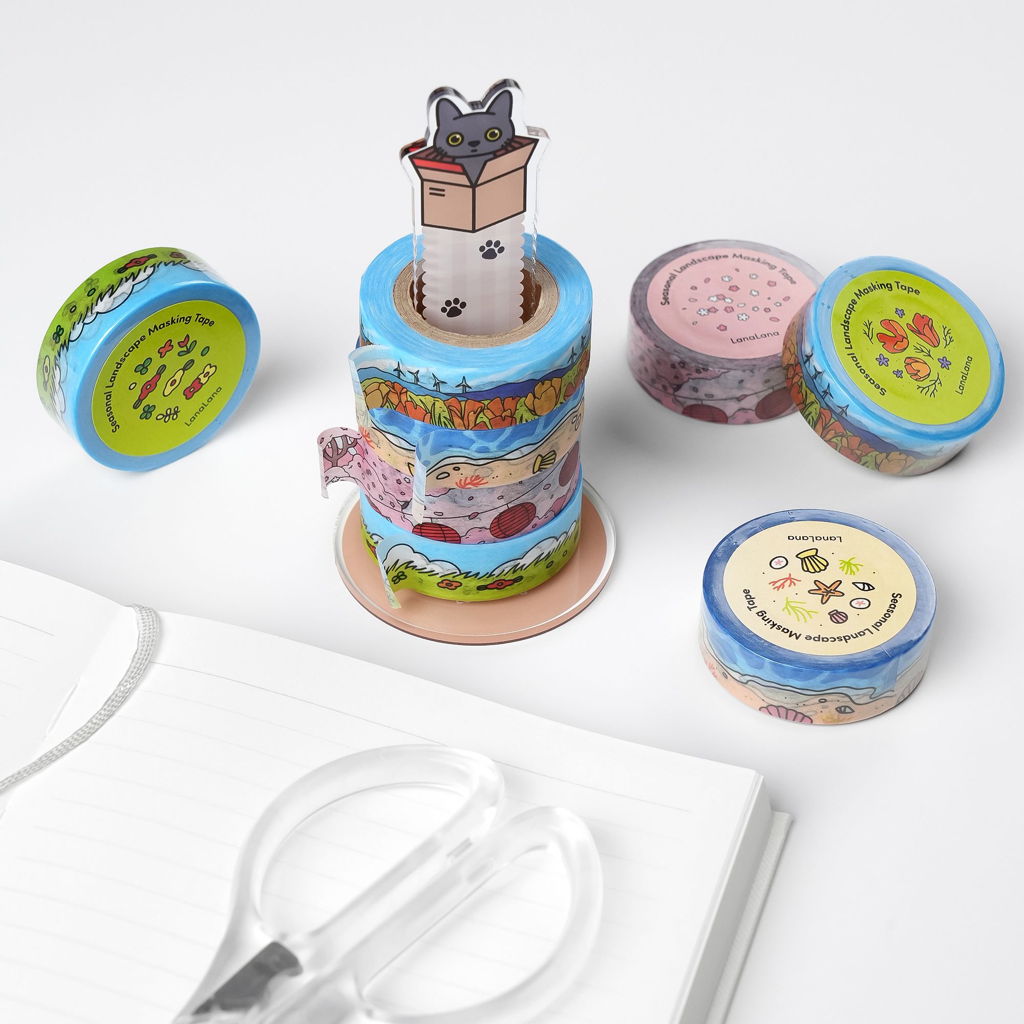 Prism B6 280p Hardcover Lined Notebook