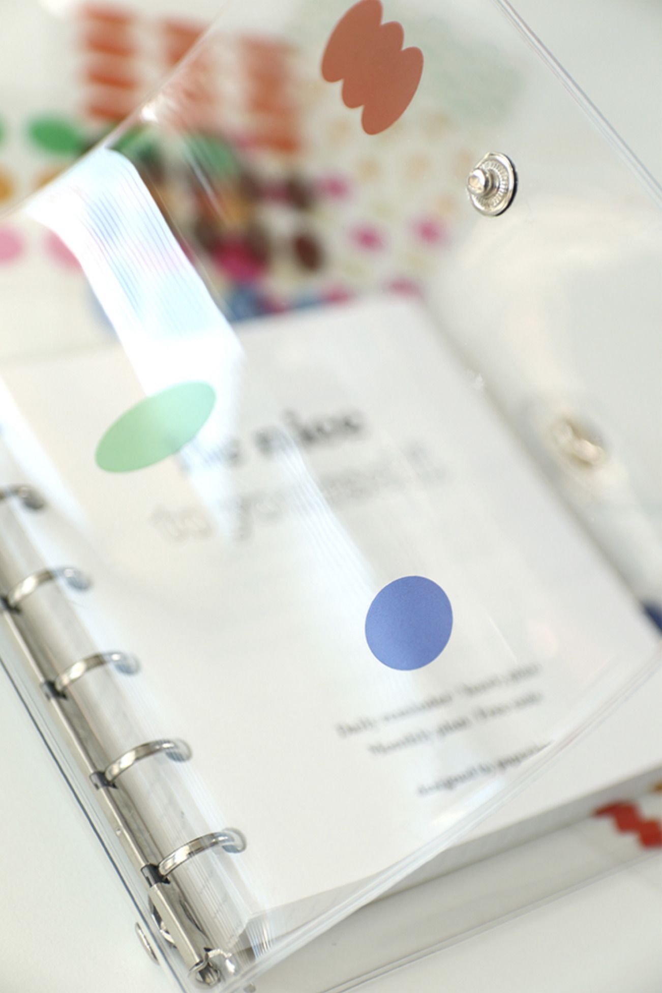 MochiThings: Circle Pigment See-through Sticker