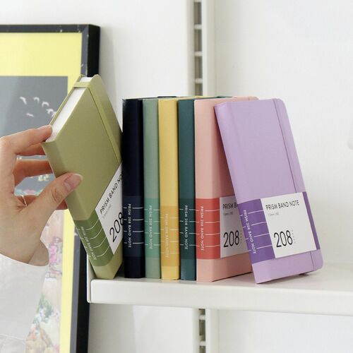 Prism 208p Hardcover Handy Lined Notebook