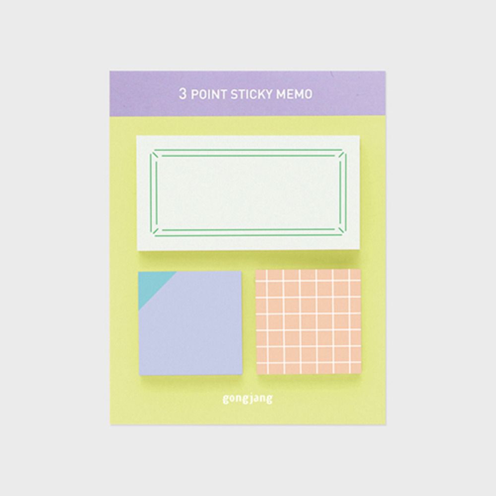 MochiThings: 3 Pattern Point Sticky Note v2