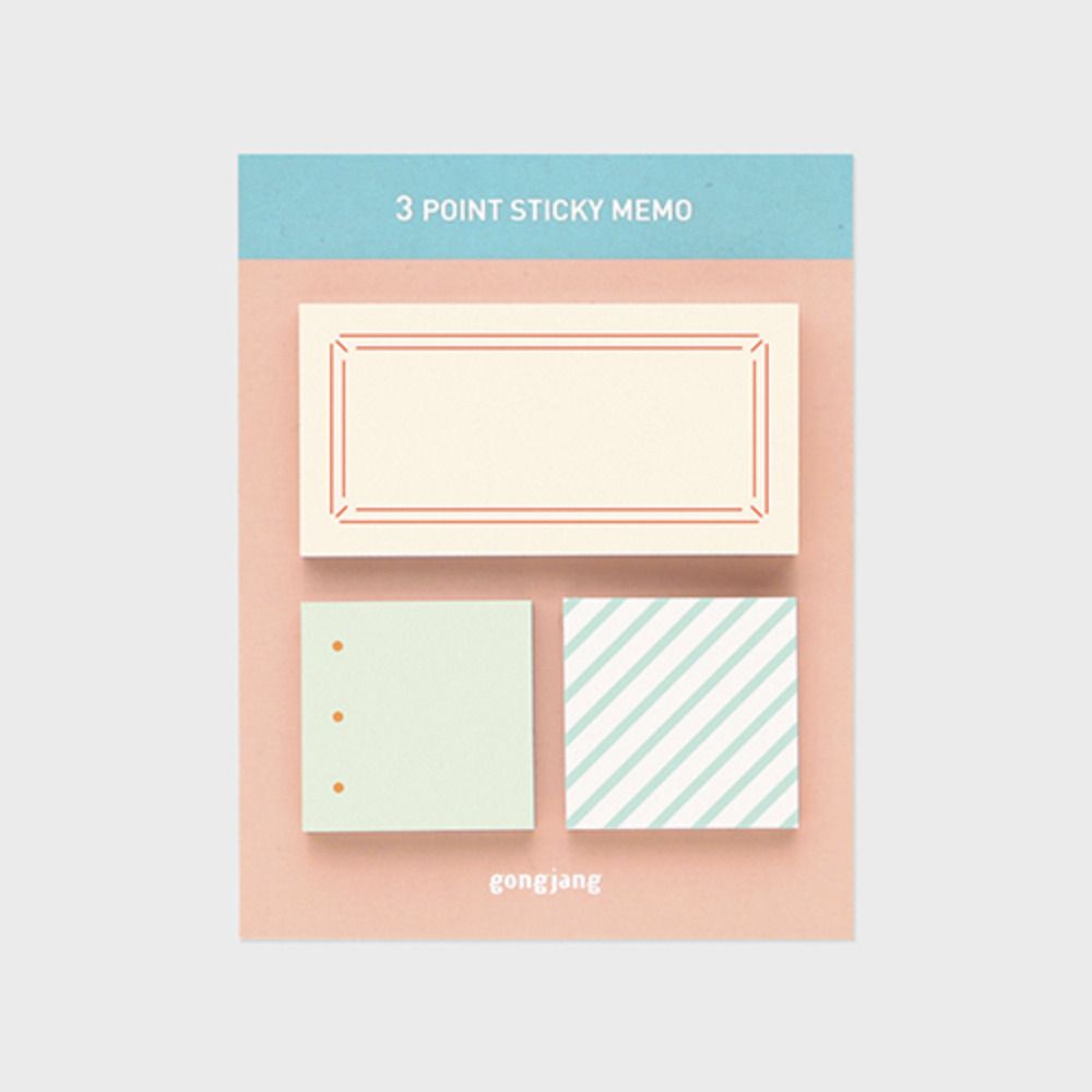 MochiThings: 3 Pattern Point Sticky Note v2