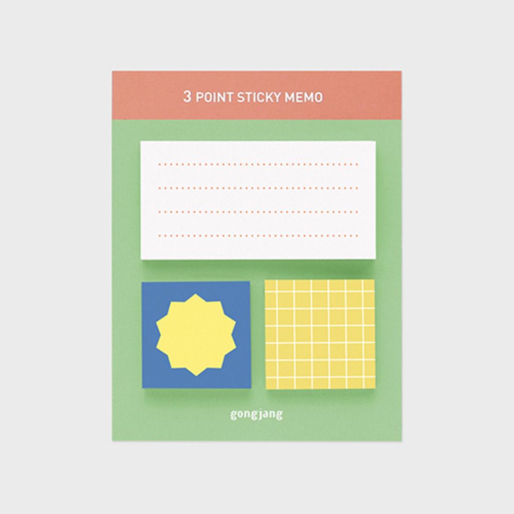 MochiThings: 3 Pattern Point Sticky Note v2