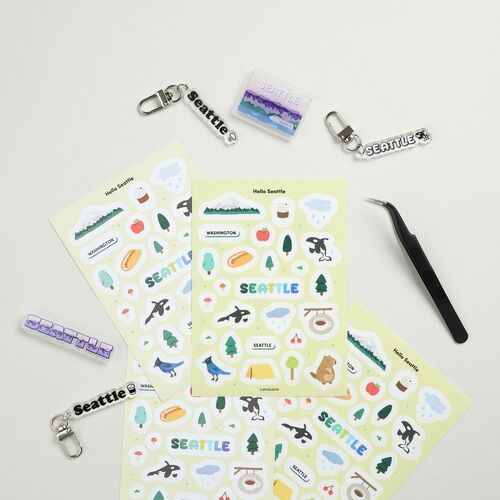 Be On D Sticker Tweezers