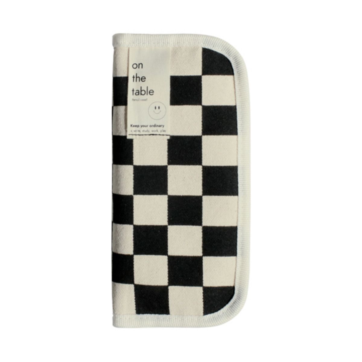Mochithings on the table checker board pen pouch