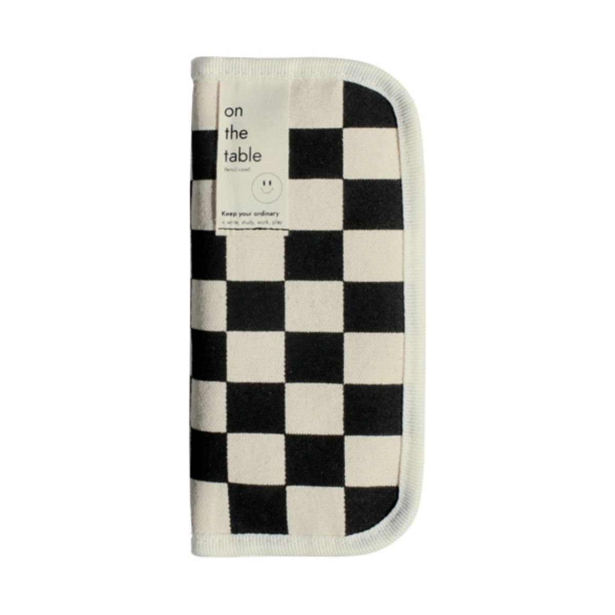 On the Table Checker Board Pen Pouch