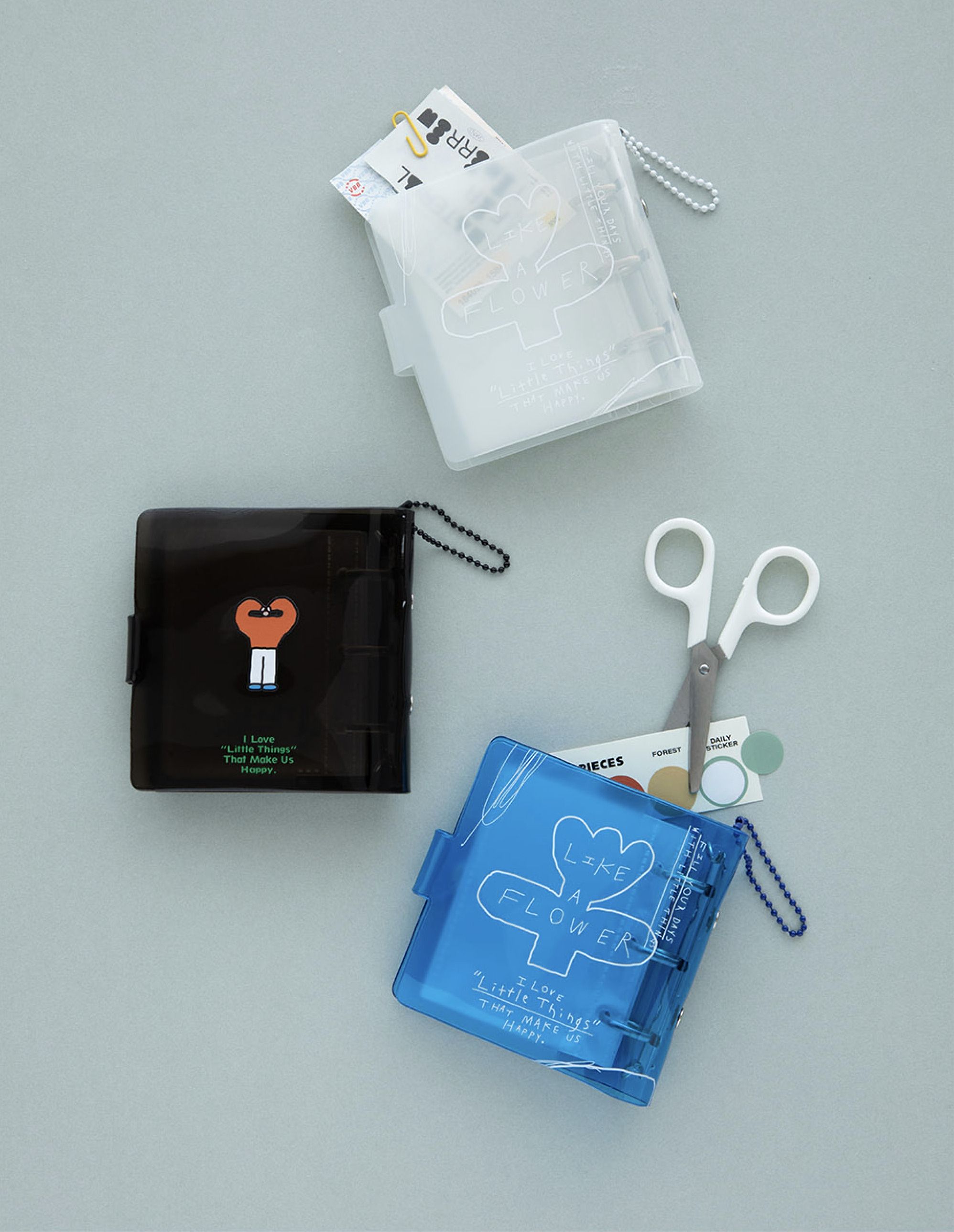 Mini Little Things 3 Ring Binder & Pocket Set