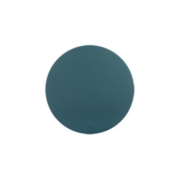Round Vegan Leather Mouse Pad