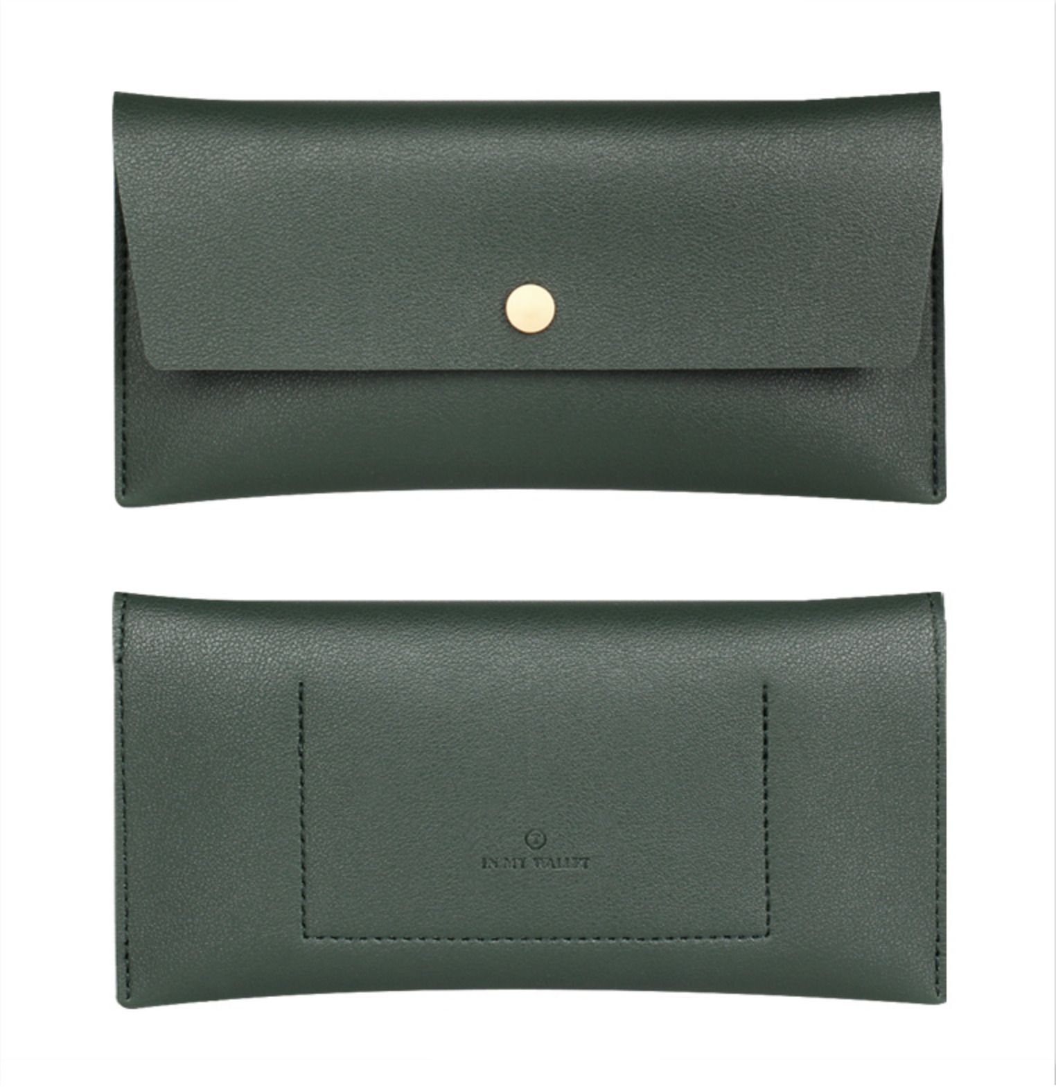 Vegan Leather Cash Envelope Pouch