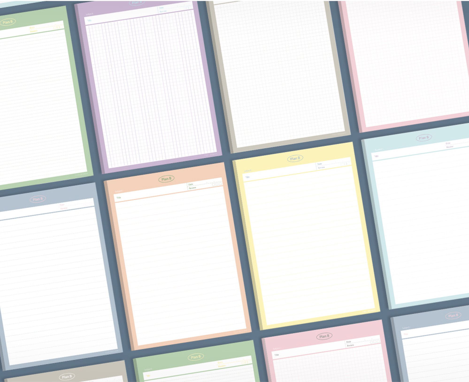 MochiThings: Plan B A5 Notepad