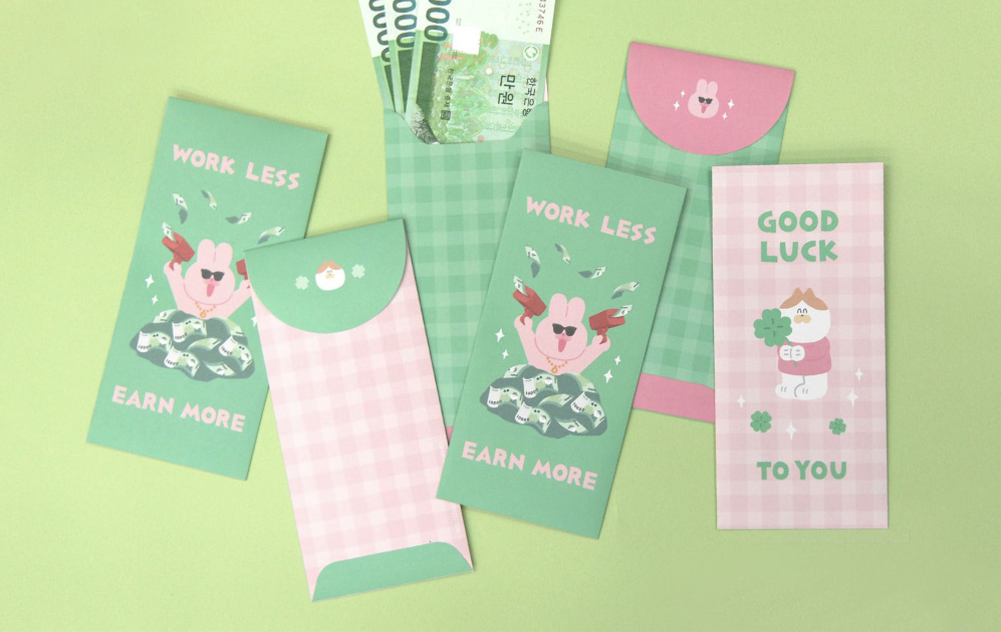 5pcs Every Holiday Gift Envelope Set