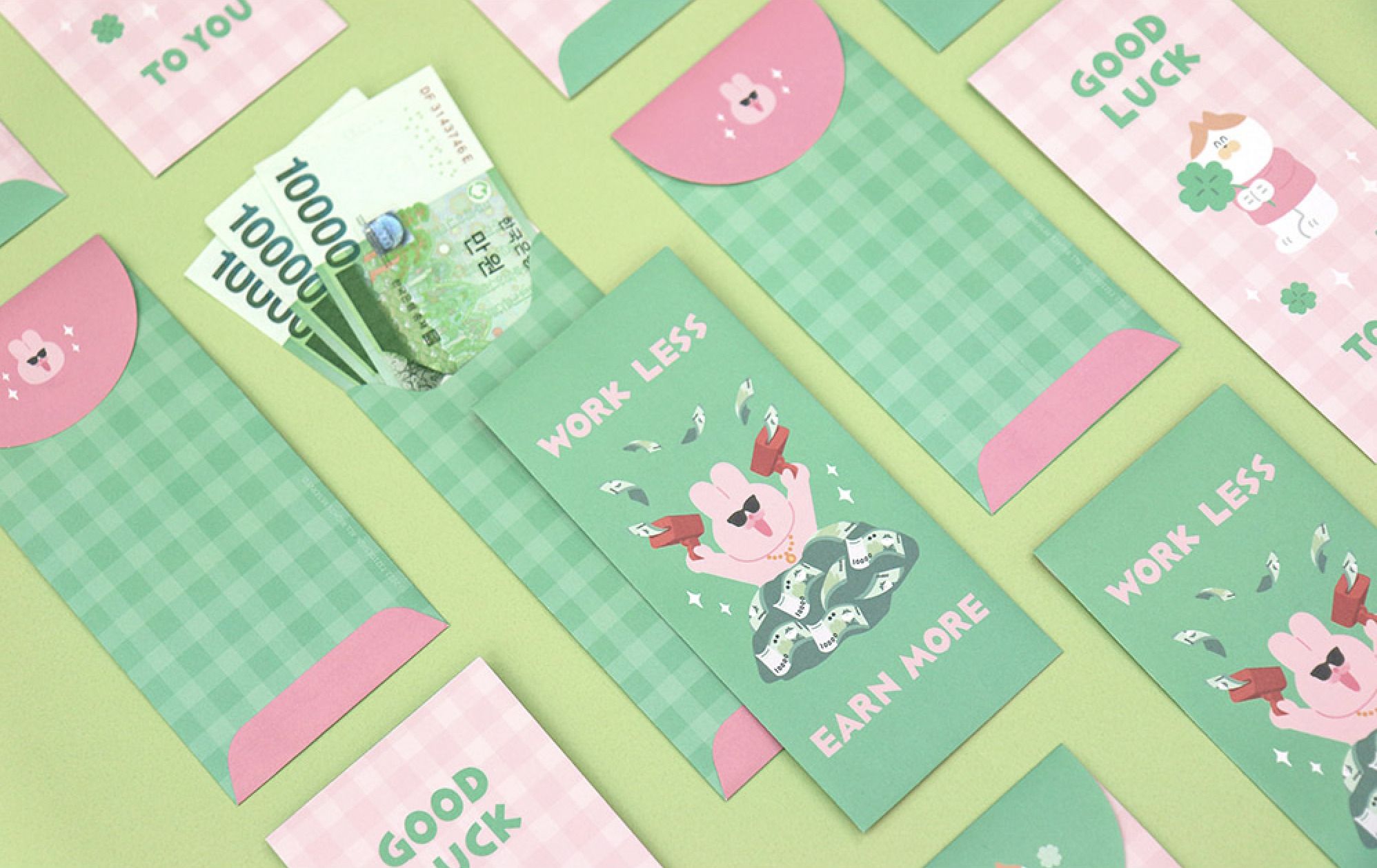 5pcs Every Holiday Gift Envelope Set