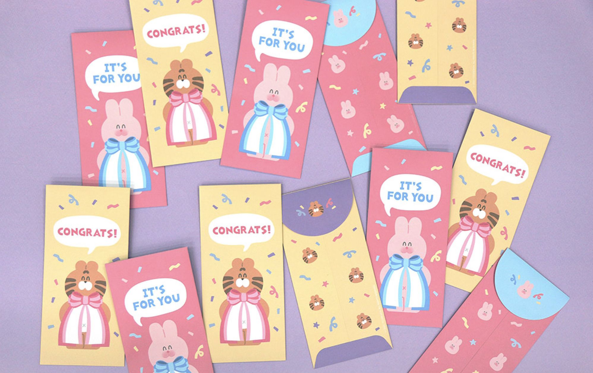 5pcs Every Holiday Gift Envelope Set
