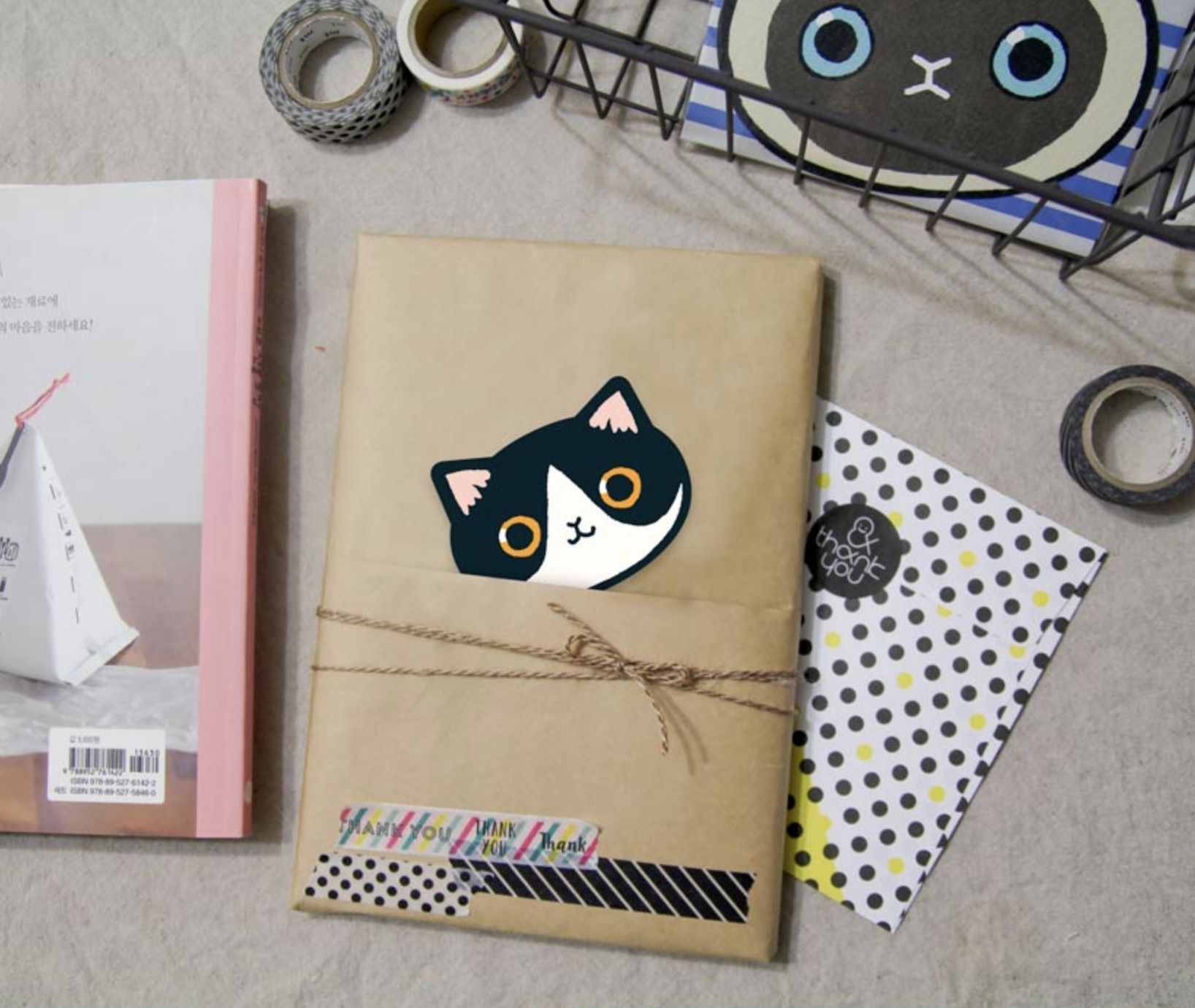 Mini Cat Face Card v3