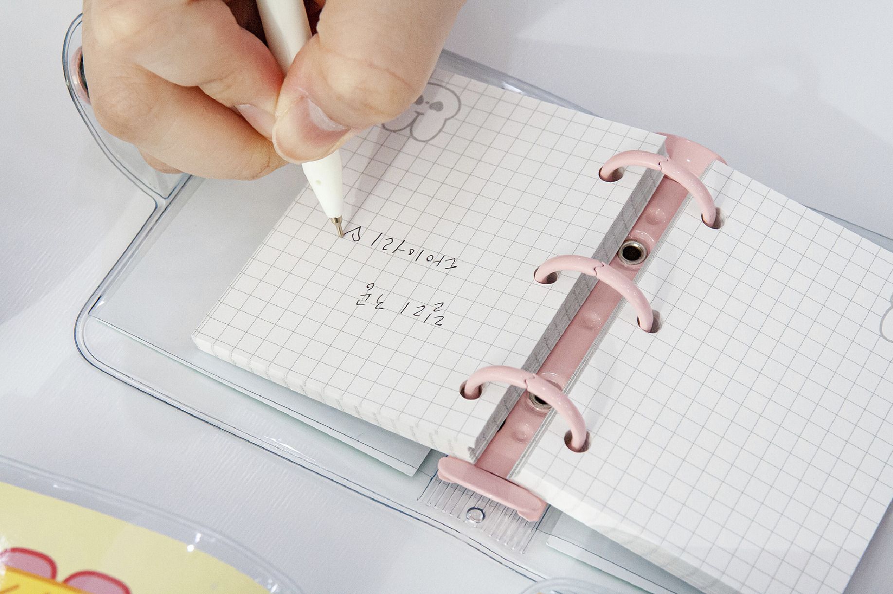 Bunny Mini 3 Ring Binder + Note Set