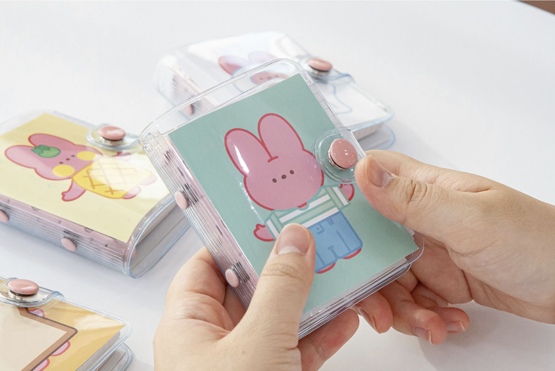 Bunny Mini 3 Ring Binder + Note Set