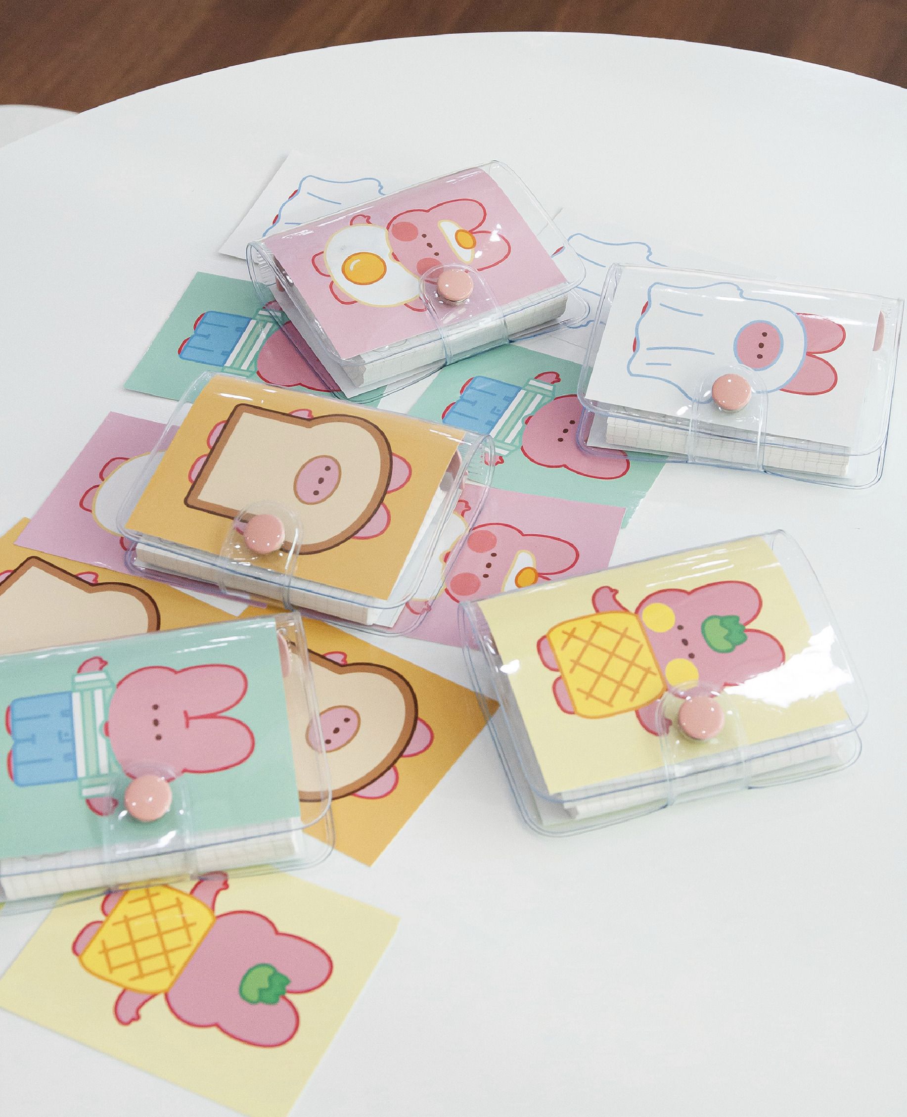 Bunny Mini 3 Ring Binder + Note Set