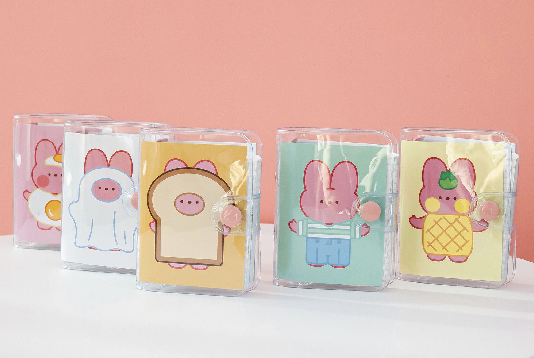 Bunny Mini 3 Ring Binder + Note Set