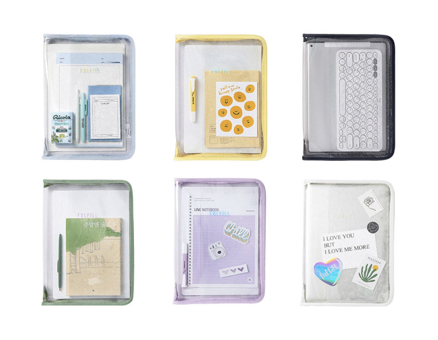 MochiThings: Glitter Fulfill Zipper Book Pouch