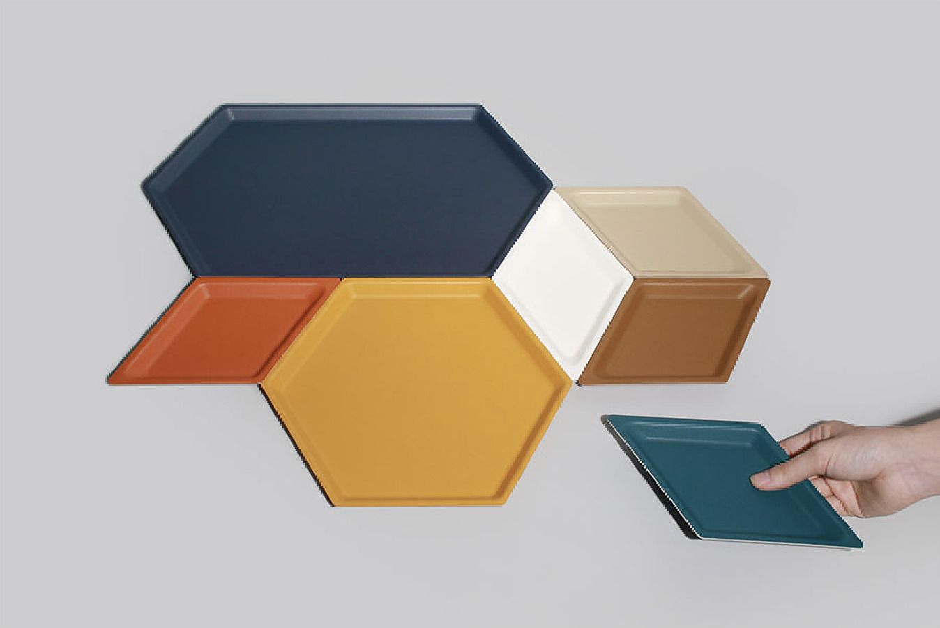 Large Hexagon Puzzle Tray