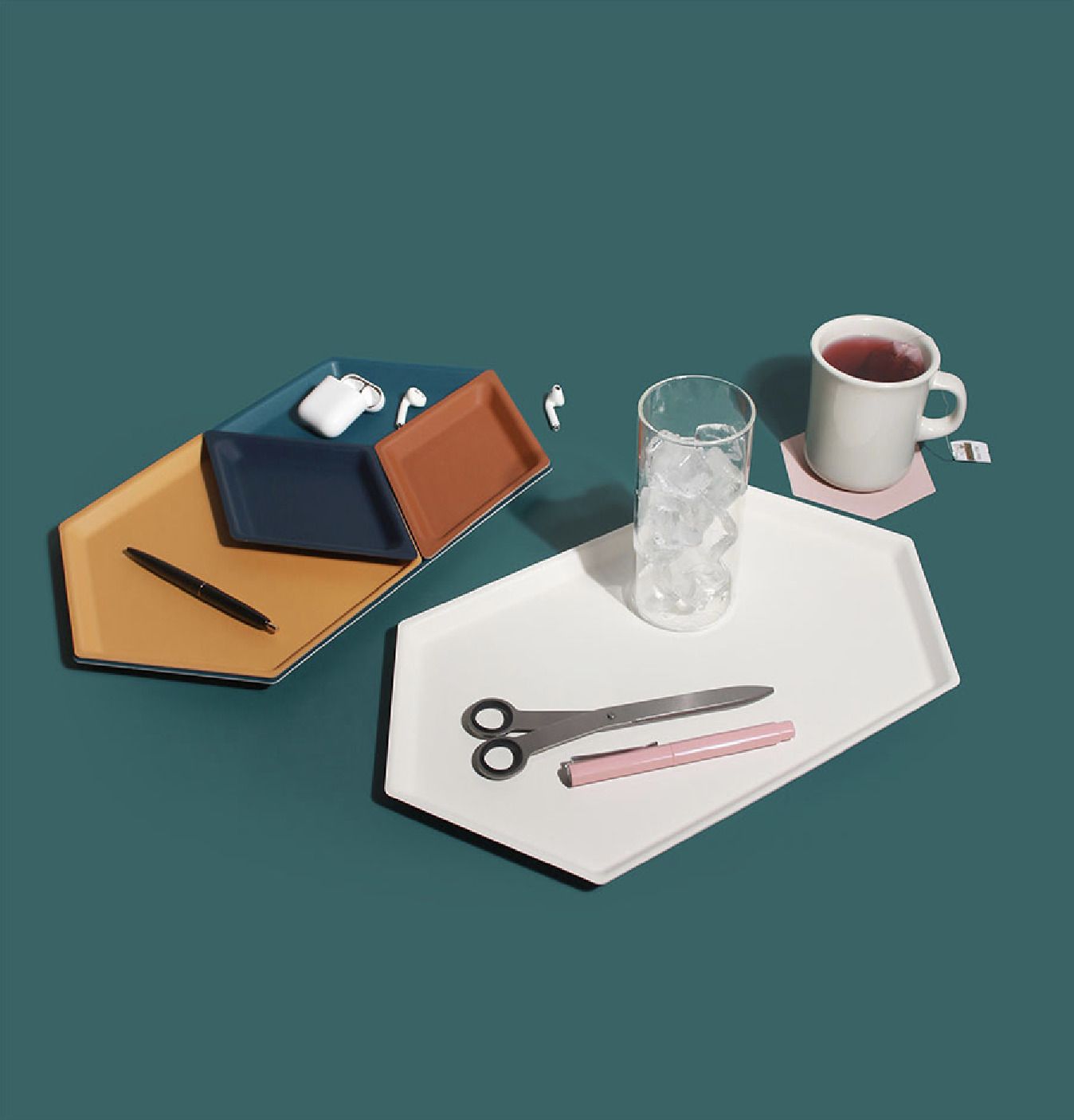 Large Hexagon Puzzle Tray
