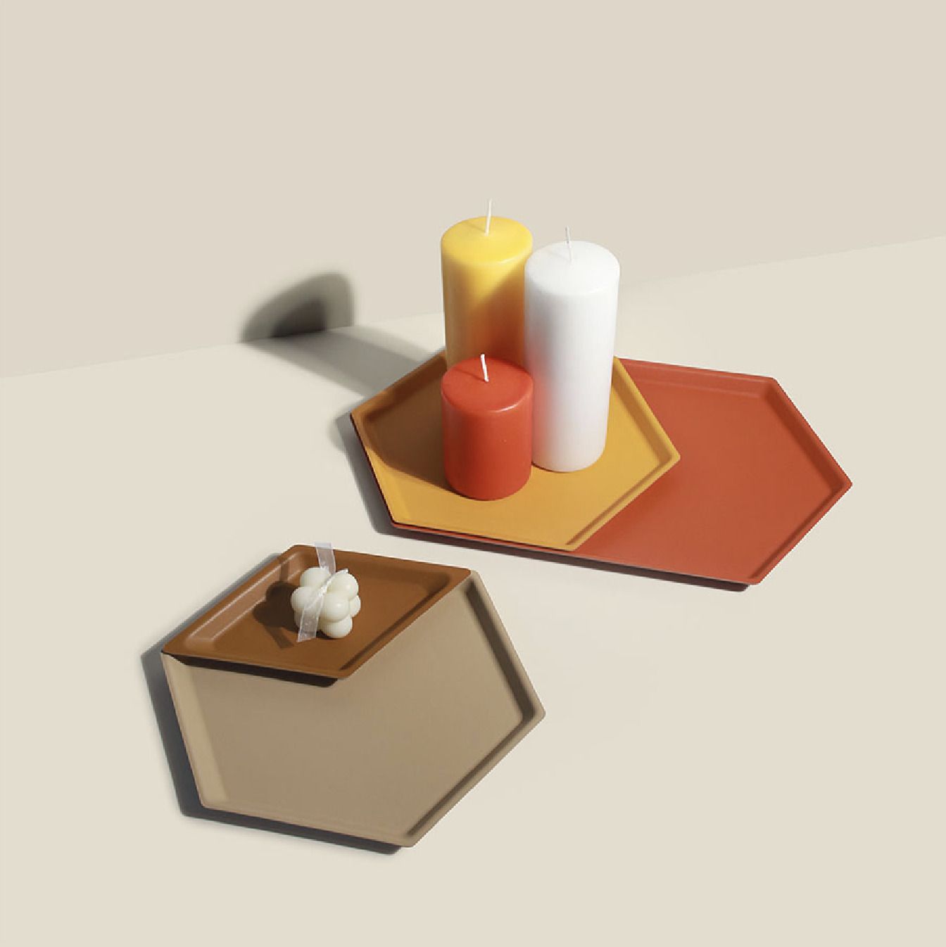 Large Hexagon Puzzle Tray