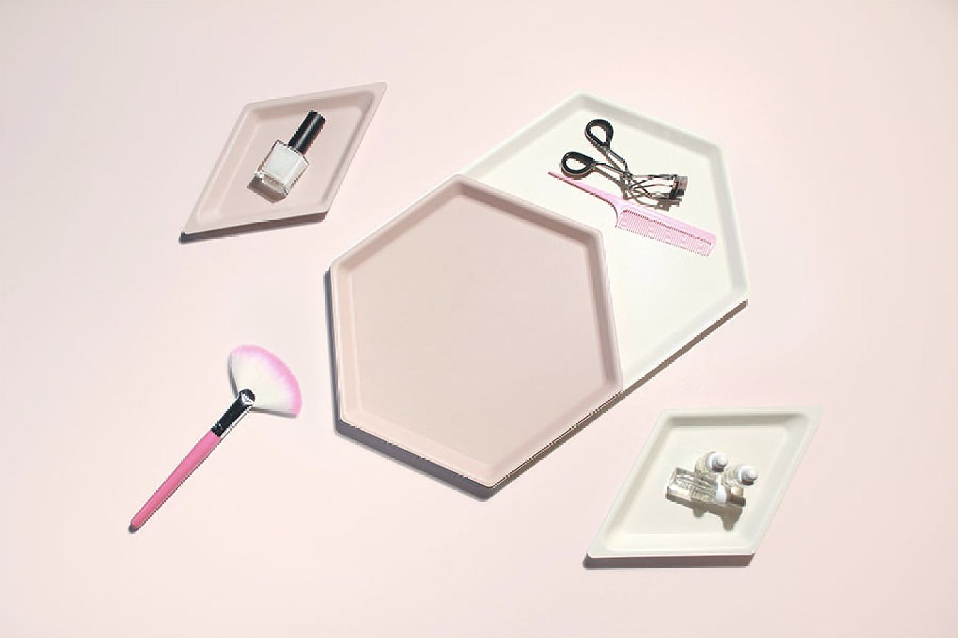 Large Hexagon Puzzle Tray