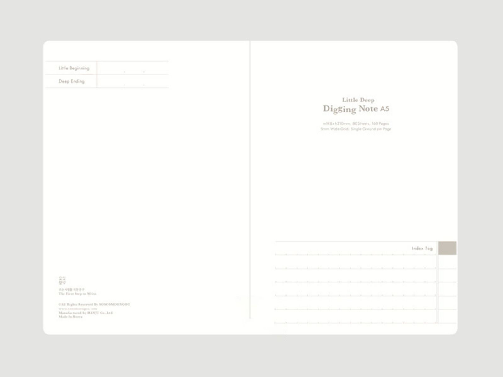 MochiThings: Idea Digging A5 Notebook