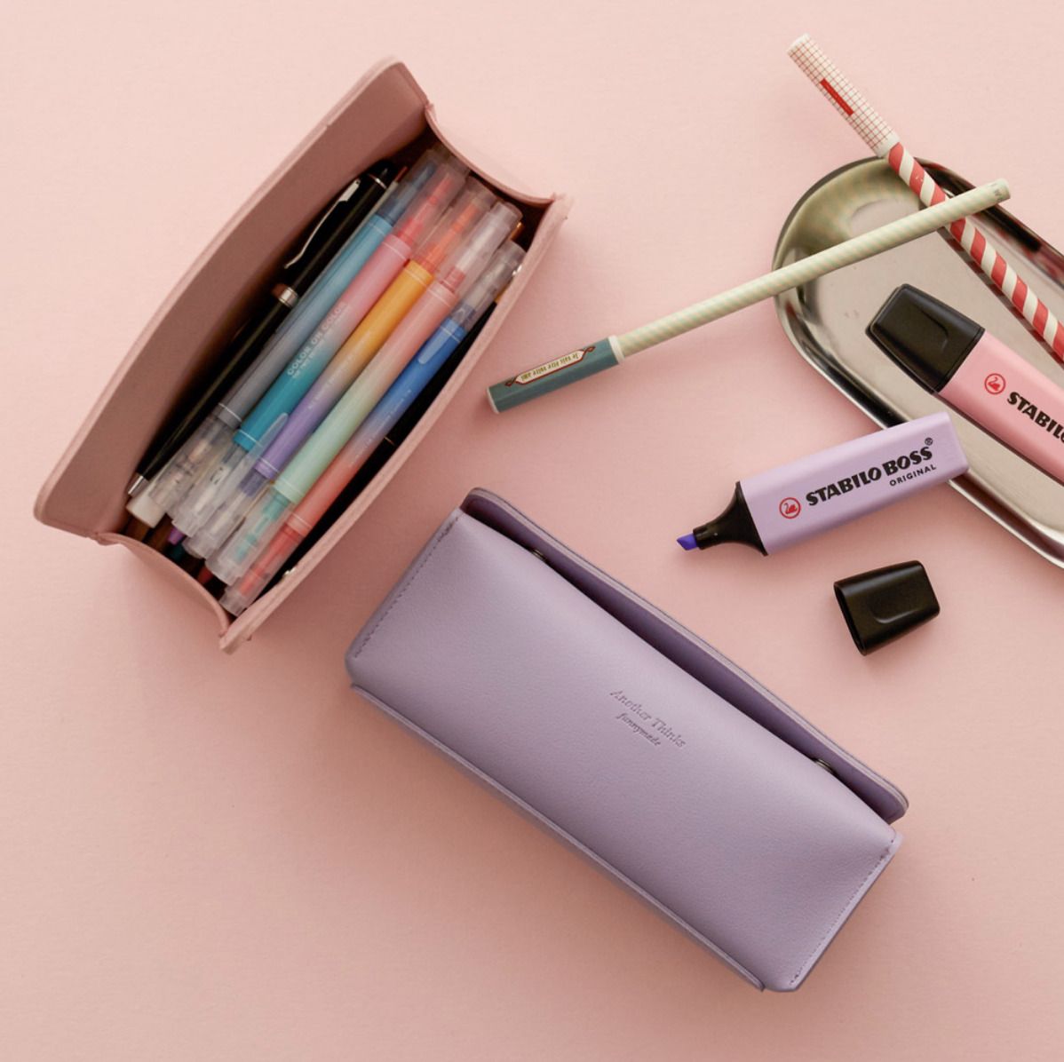 MochiThings Square Cube Vegan Leather Pen Pouch