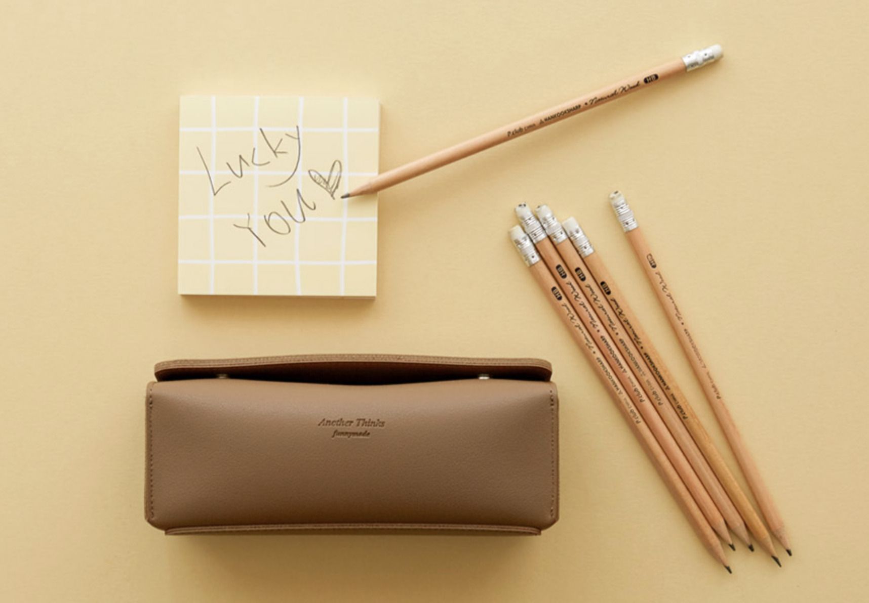 MochiThings Square Cube Vegan Leather Pen Pouch