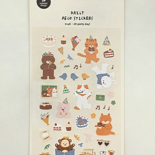 Oh Party Day Deco Sticker