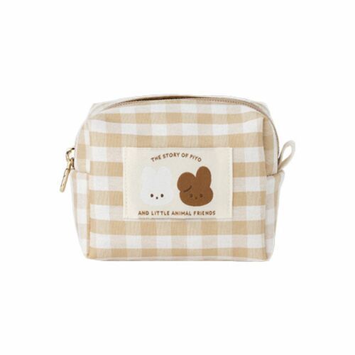 Mini Piyo Check Pouch - Image 2