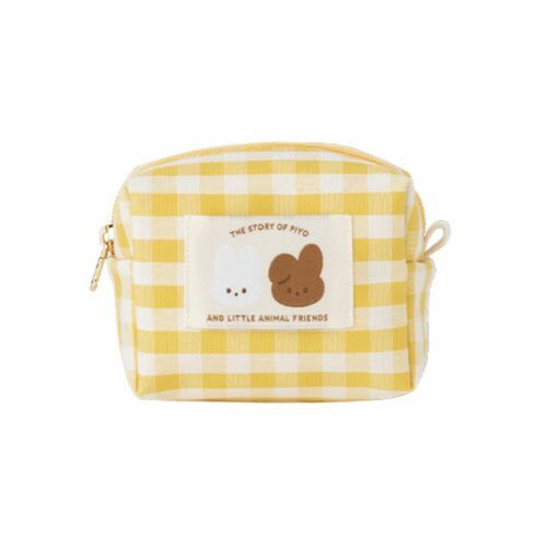 Mini Piyo Check Pouch - Image 5