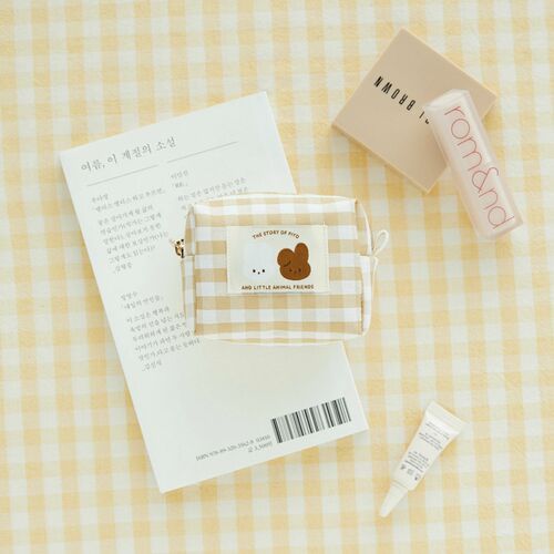 Mini Piyo Check Pouch - Image 8