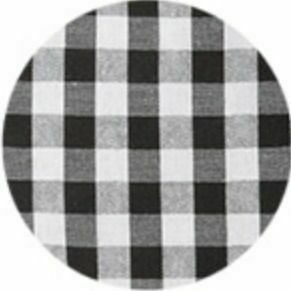 Mini Piyo Check Pouch, Black