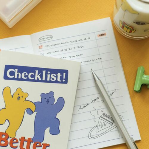 Jelly Bear Checklist Notebook - Image 13