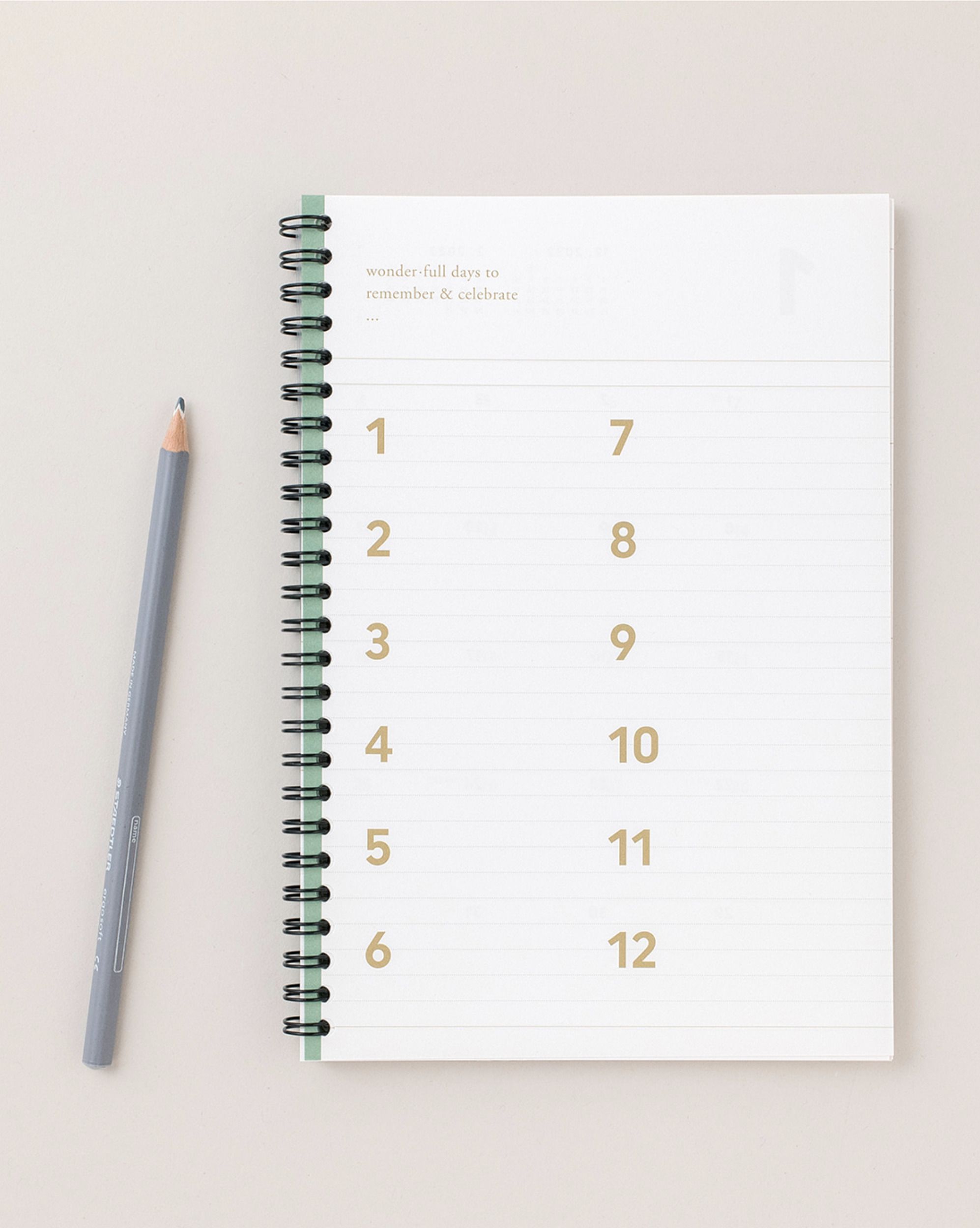 2023 Medium Spiral Basic Monthly Planner