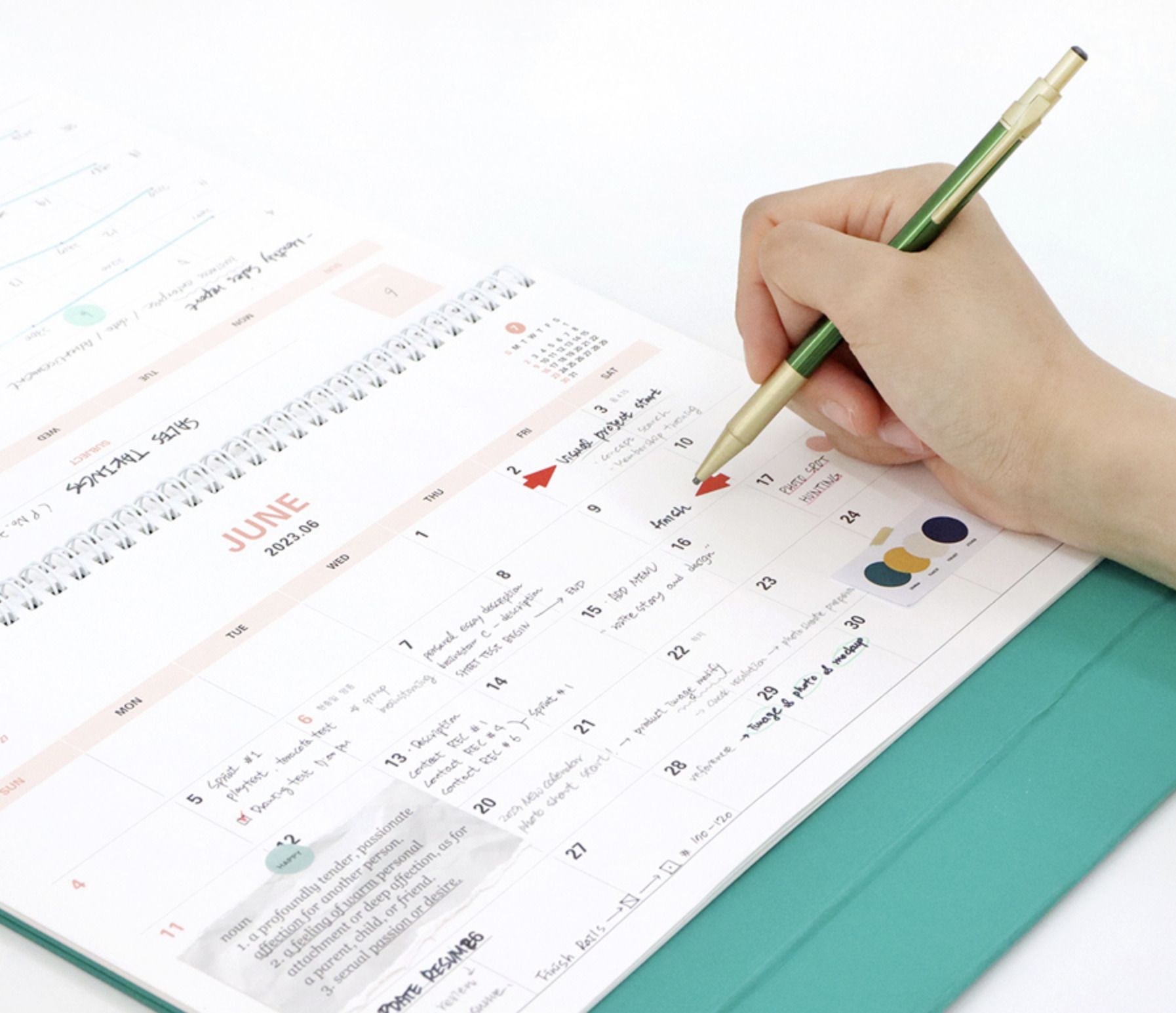 MochiThings: 2023 Prism A4 Work Desk Calendar
