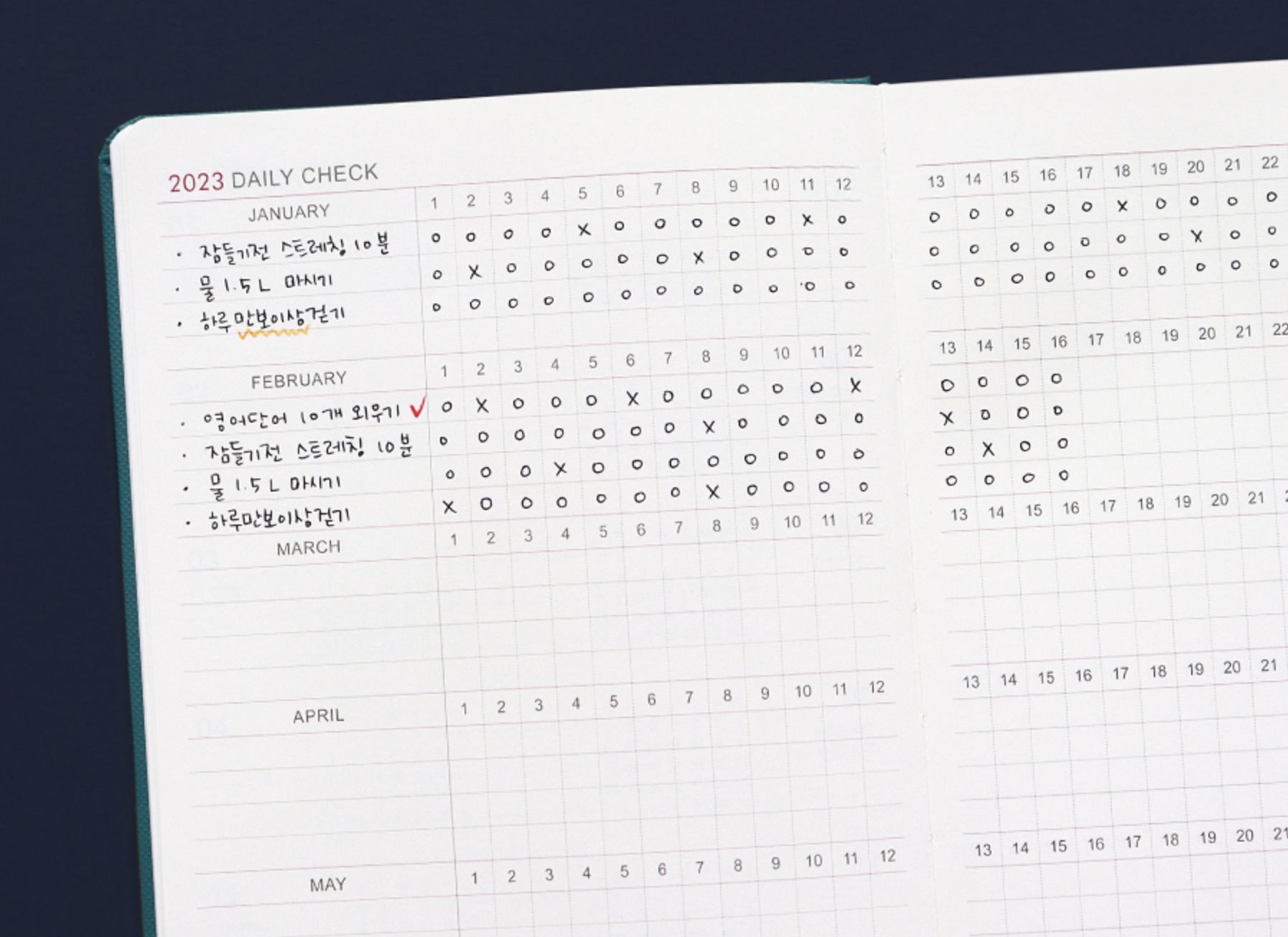 2023 Small Prism Monthly Planner