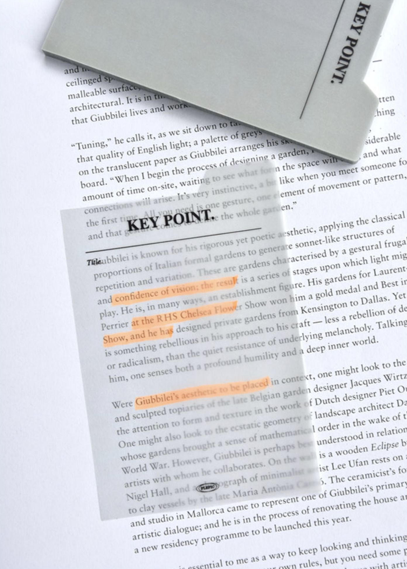 Large Tracing Index Sticky Note