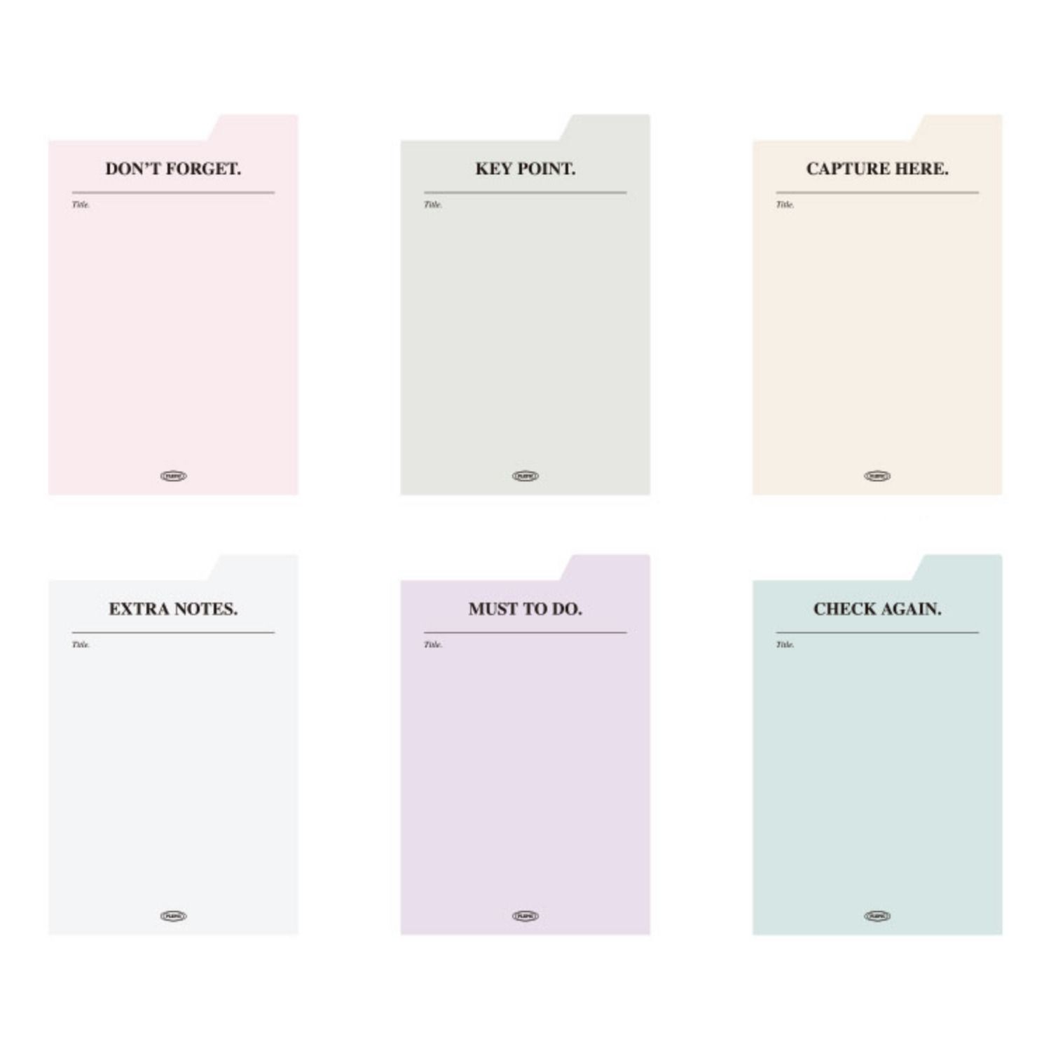 Large Tracing Index Sticky Note