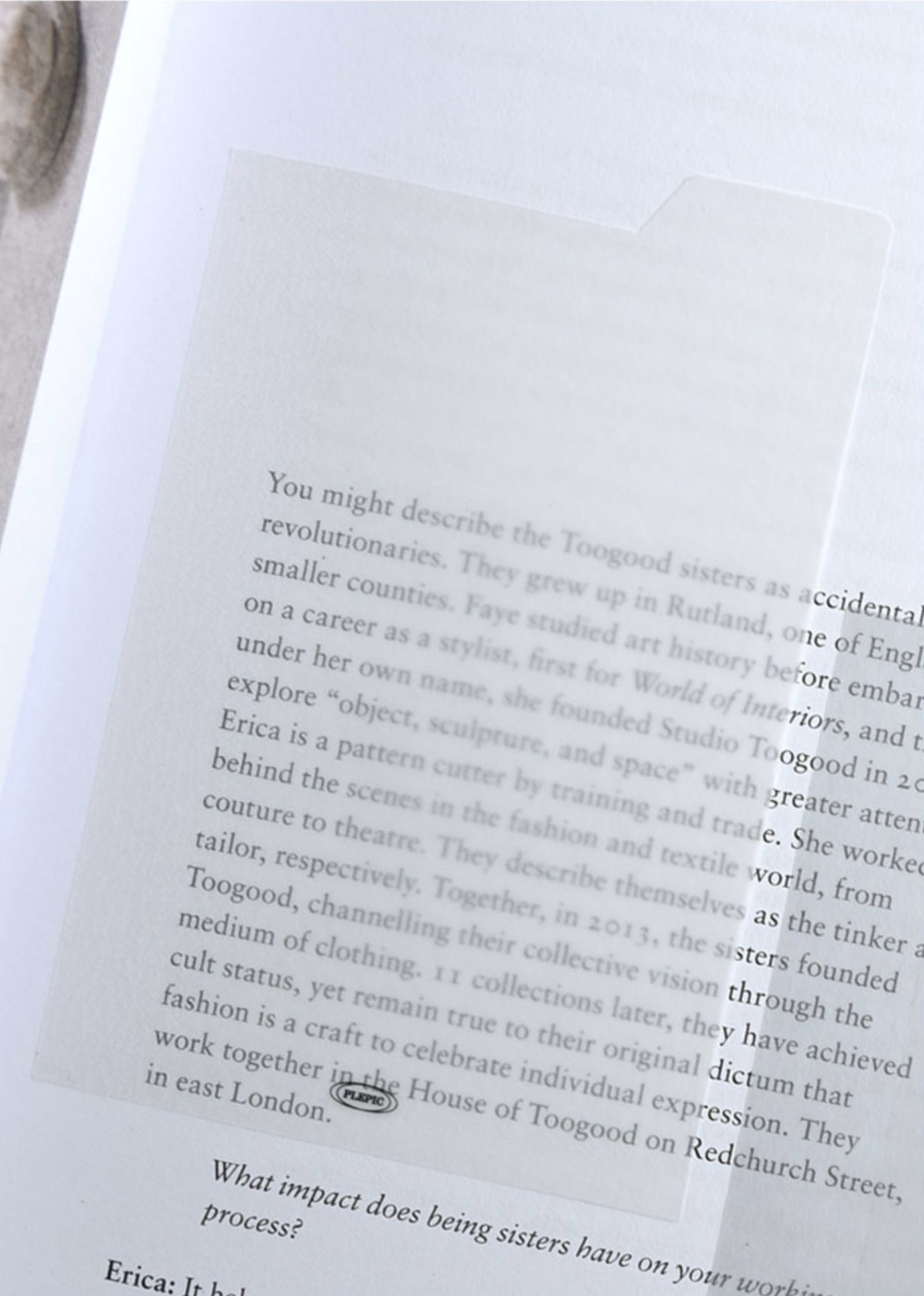 Large Tracing Index Sticky Note