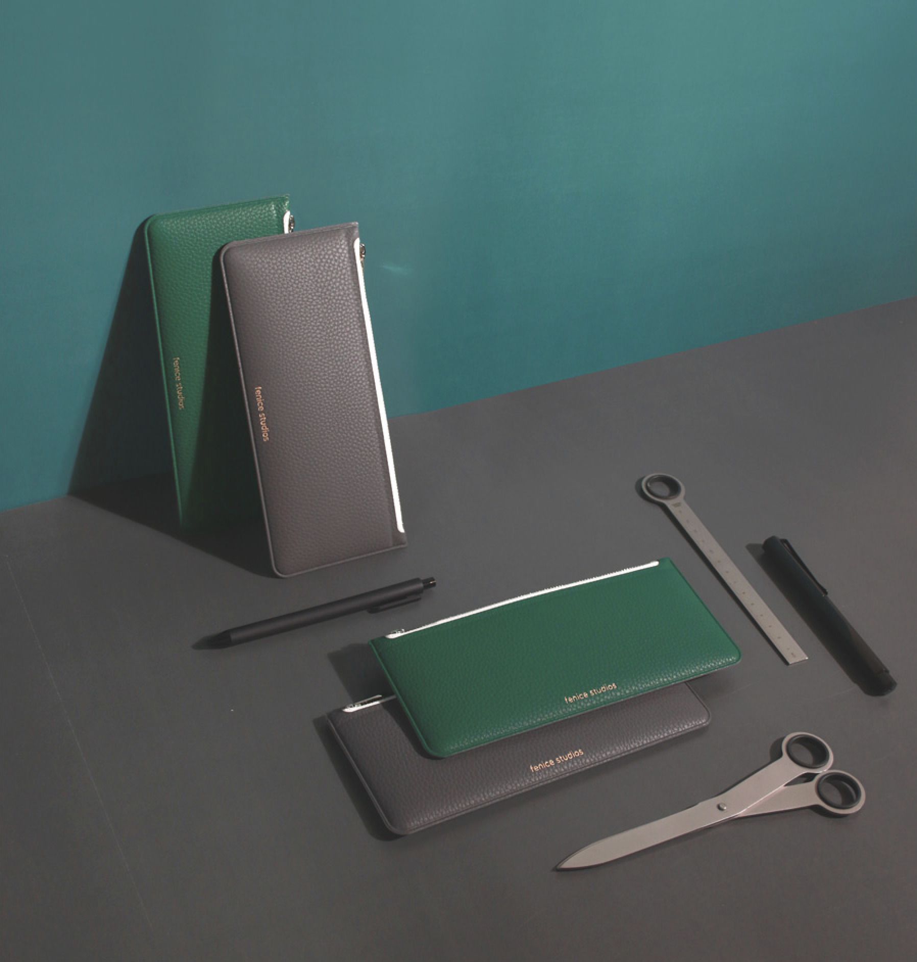 Flat Zipper Pencil Pouch