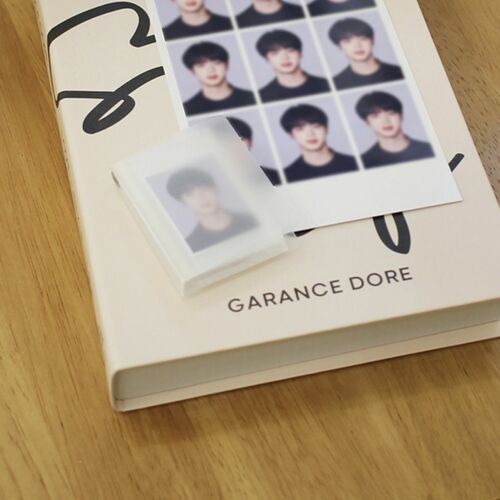 Mini Translucent Hard Cover Photo Album