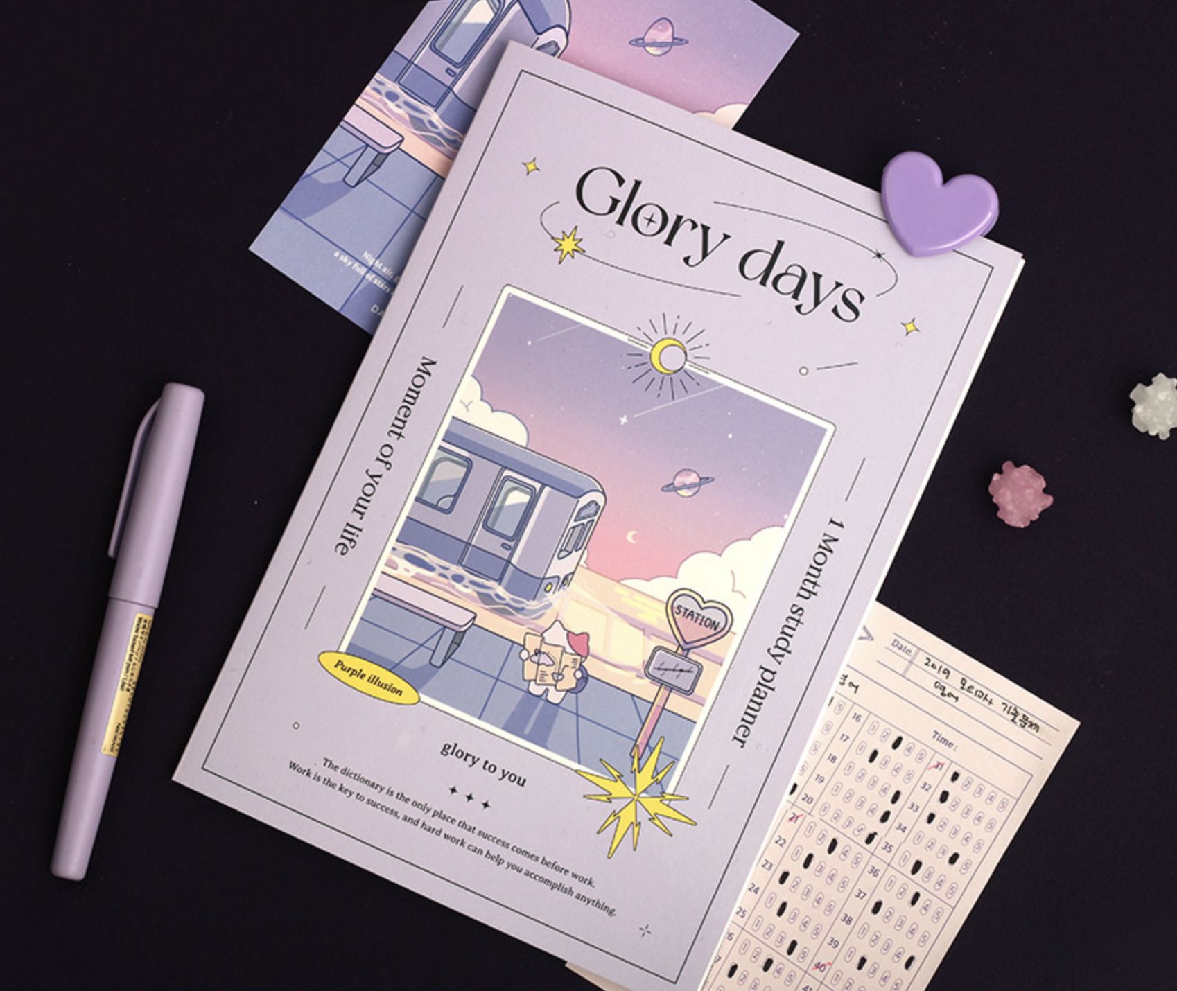 MochiThings Glory Days 1 Month Study Planner mochithings-glory-days-1-month-study-planner