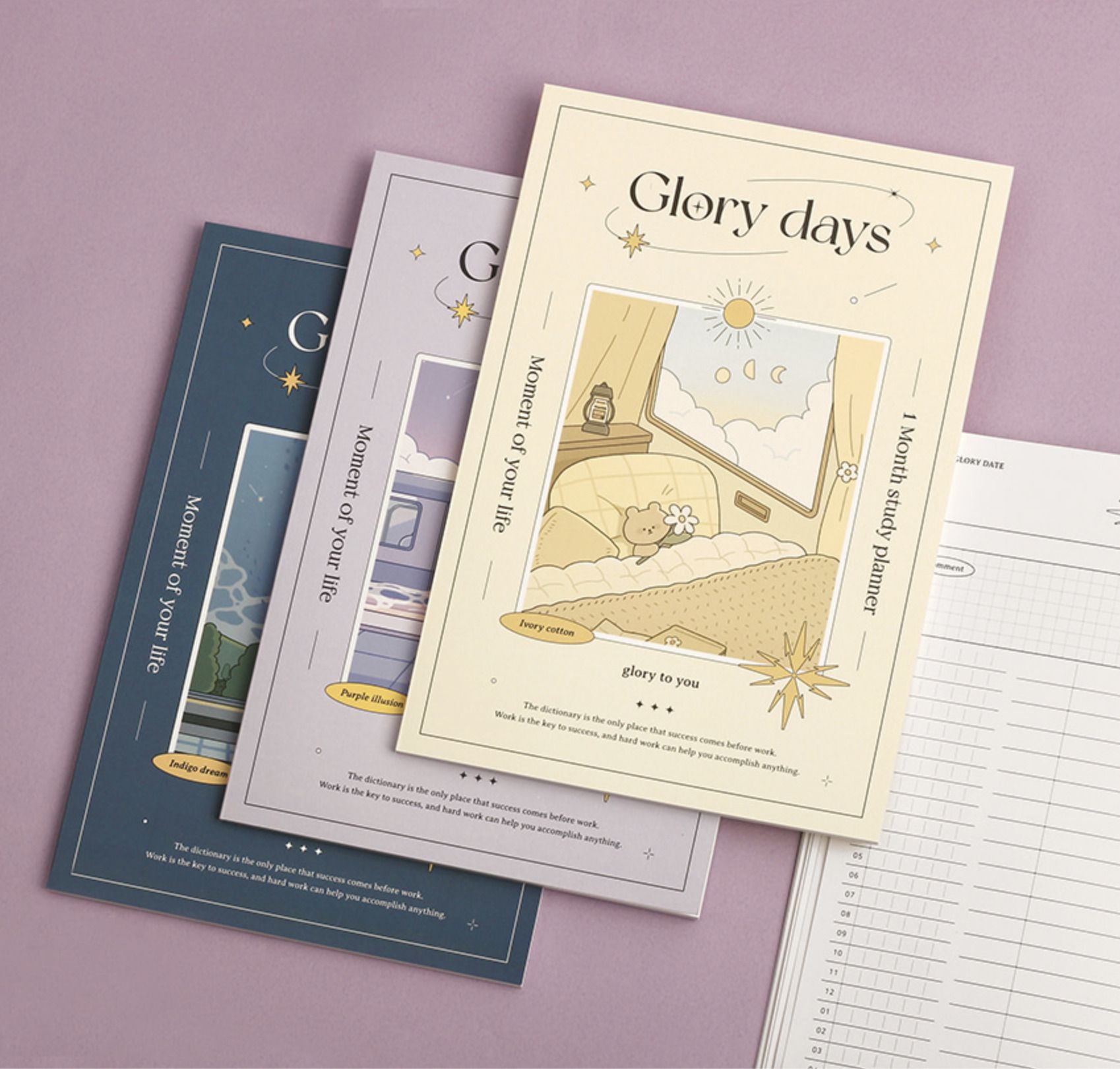 MochiThings Glory Days 1 Month Study Planner mochithings-glory-days-1-month-study-planner