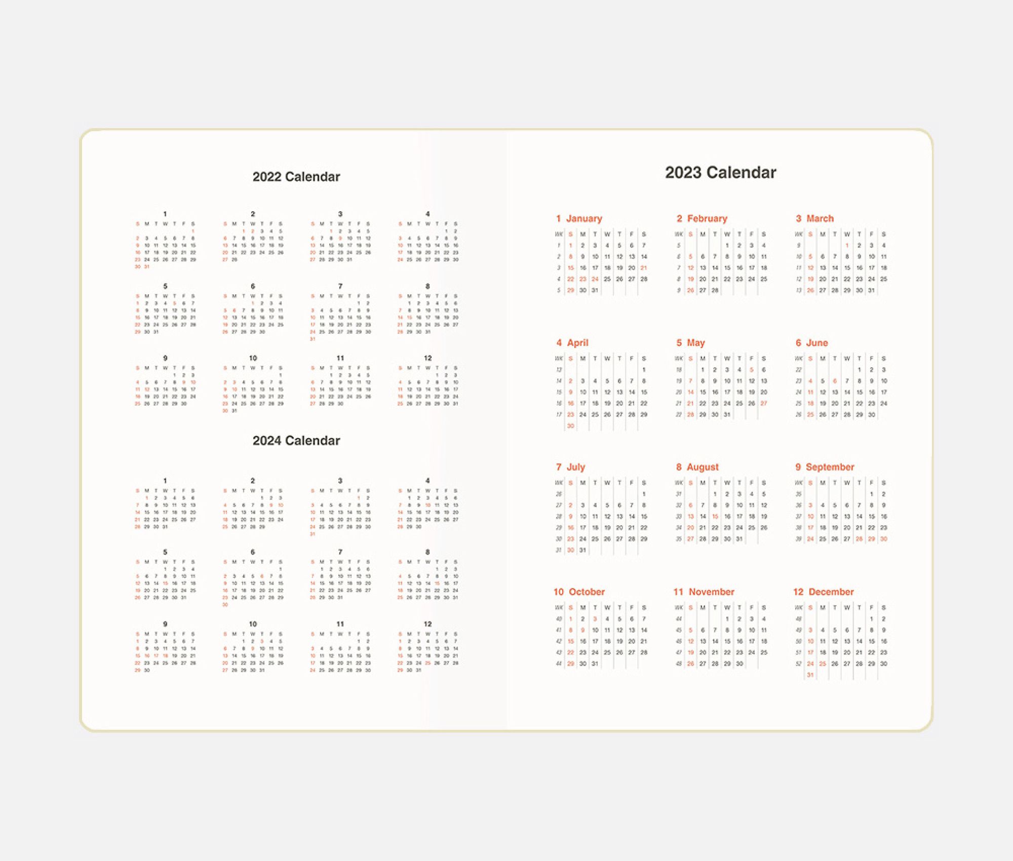 MochiThings 2023 Small Table Talk Weekly Planner mochithings-2023-small-table-talk-weekly-planner