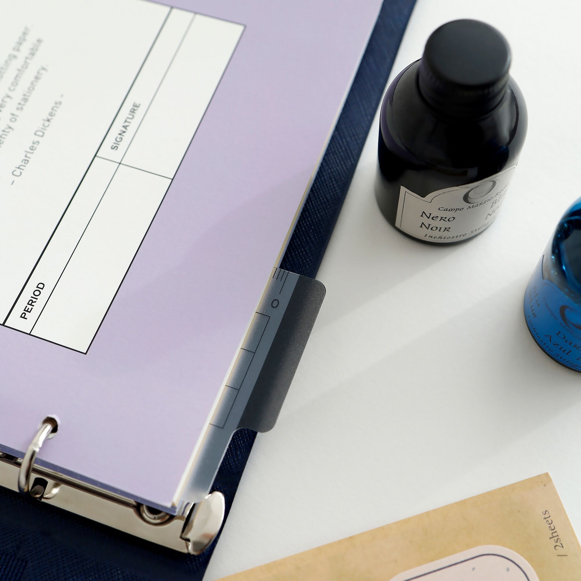 MochiThings: Translucent 6 Ring A5 Bookmark Ruler Set